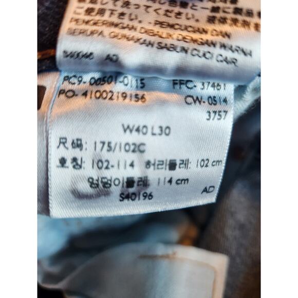 Levis 501XX Jeans Men's Size 39 x 27 Blue Denim Straight Leg Button Fly Western - Picture 8 of 8